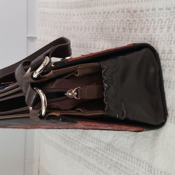 Miche purse, base purse, cover panel, interchangable, rust orange red - Picture 8 of 12